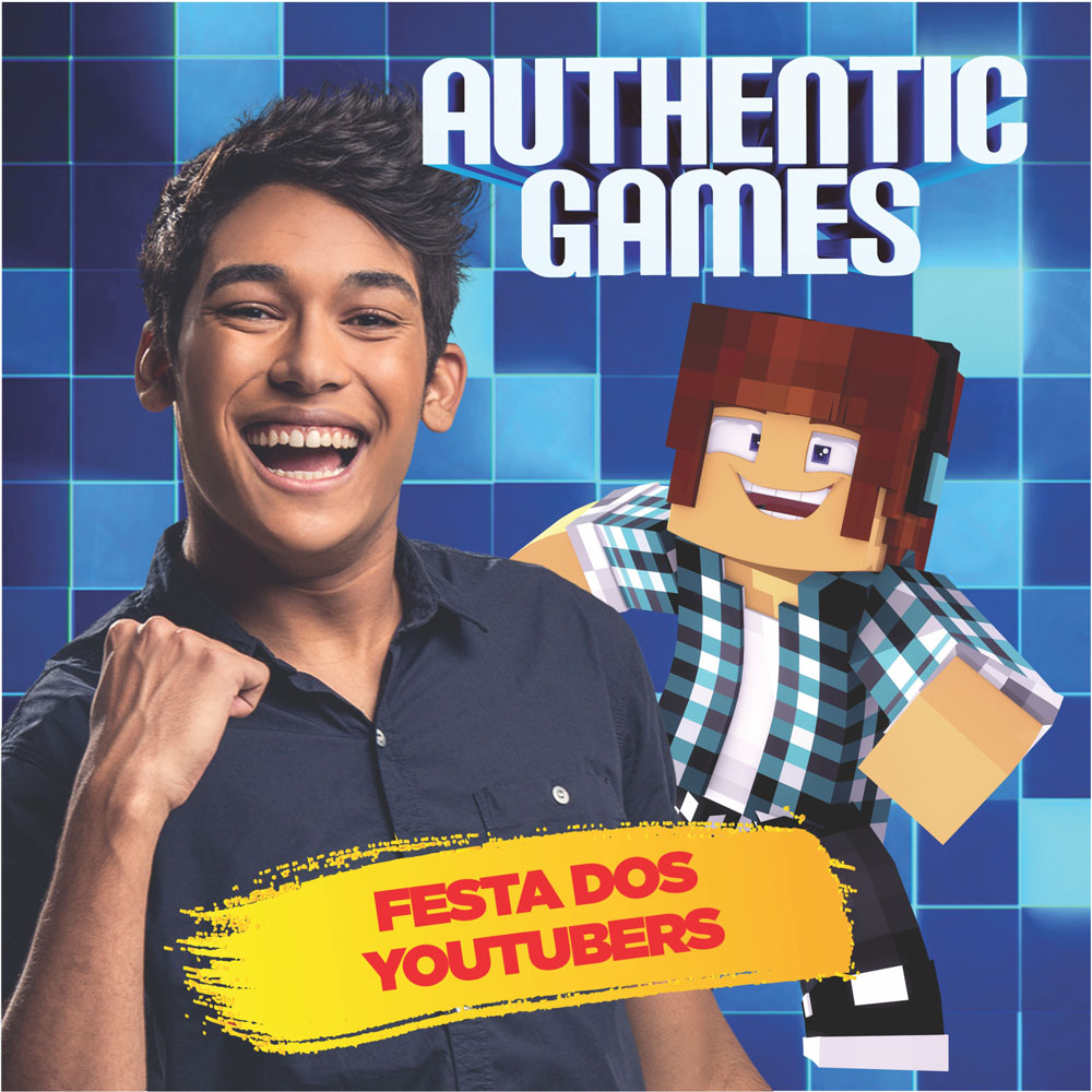 Personagem Autentic e Lidya Minecraft